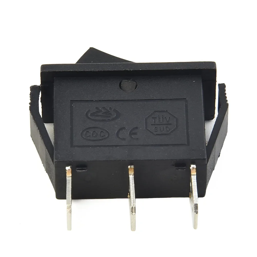 On-Off-On Rectangle Rocker Switch 3 Position SPDT Black For Cars/boats/hobbyists For Car Dash Boat 12V