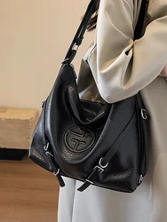 Autumn/winter Retro Large-capacity Bag For Women 2023 New Popular Crossbody Bag Fashionable Shoulder Bucket Bag