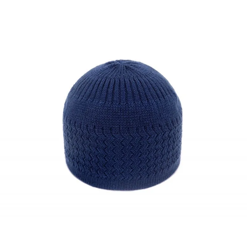 Outdoor Pullover Wave Style Knitted Soft Prayer Hats Unisex Beanies Cap Warm Islamic Jewish Men's Windproof Wrap Head Hat Party