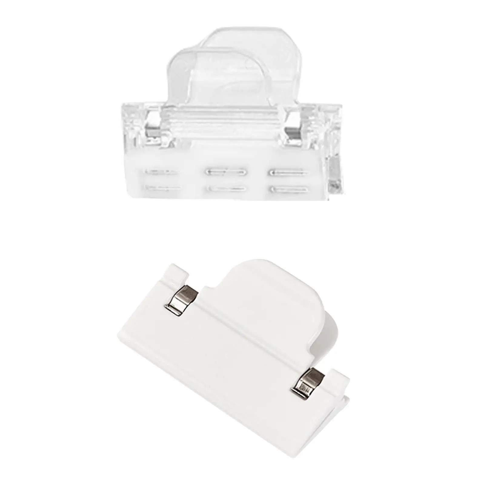 Food Clips 4 Piece Grooved Design Air Tight Grip Clamp Wide Snack Bag Clips For Fridge Office Snack Tea Coffee Spices Sandwiches