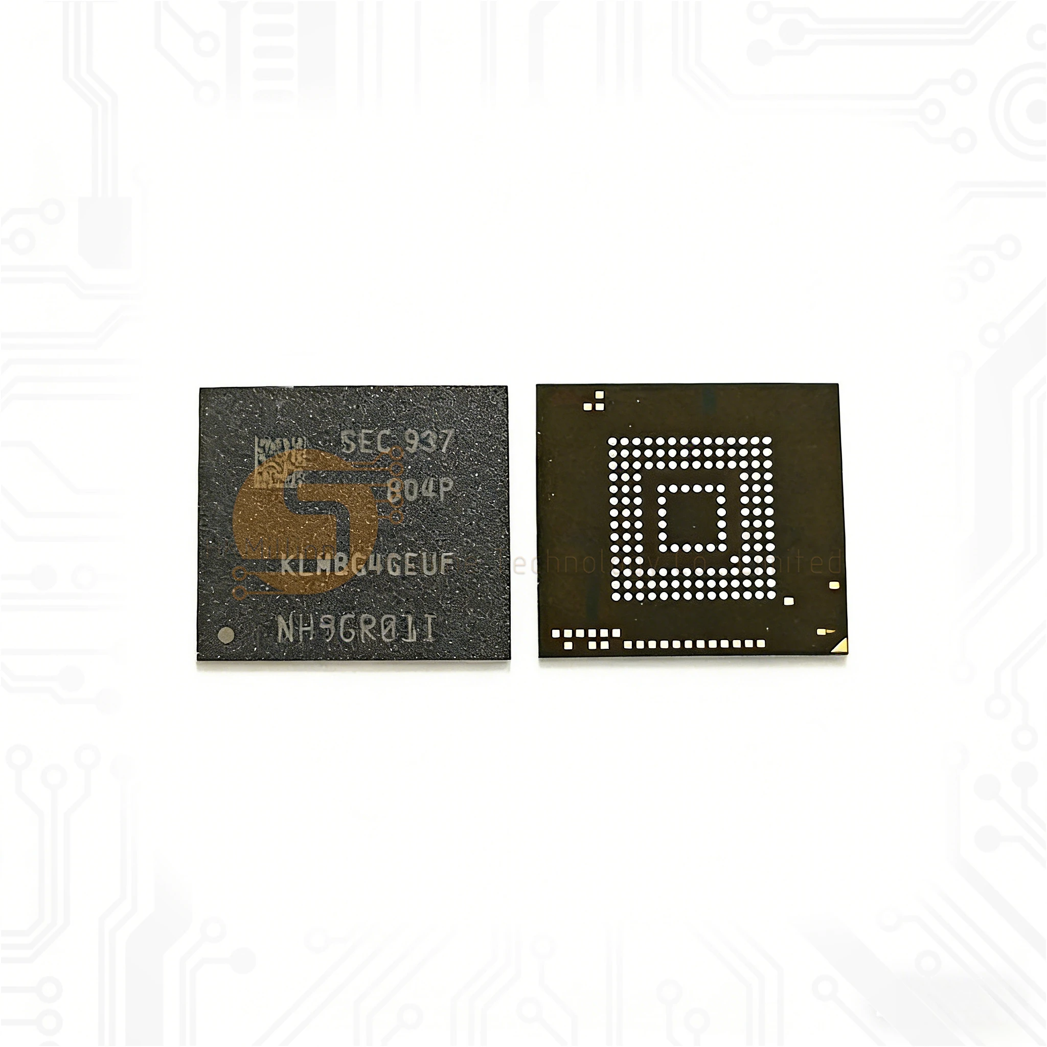 

KLMBG4GEUF-B04P KLMBG4GEUF 32 ГБ чип памяти NAND Flash, микросхема памяти KLMBG4GEUF, абсолютно новые оригинальные электронные компоненты