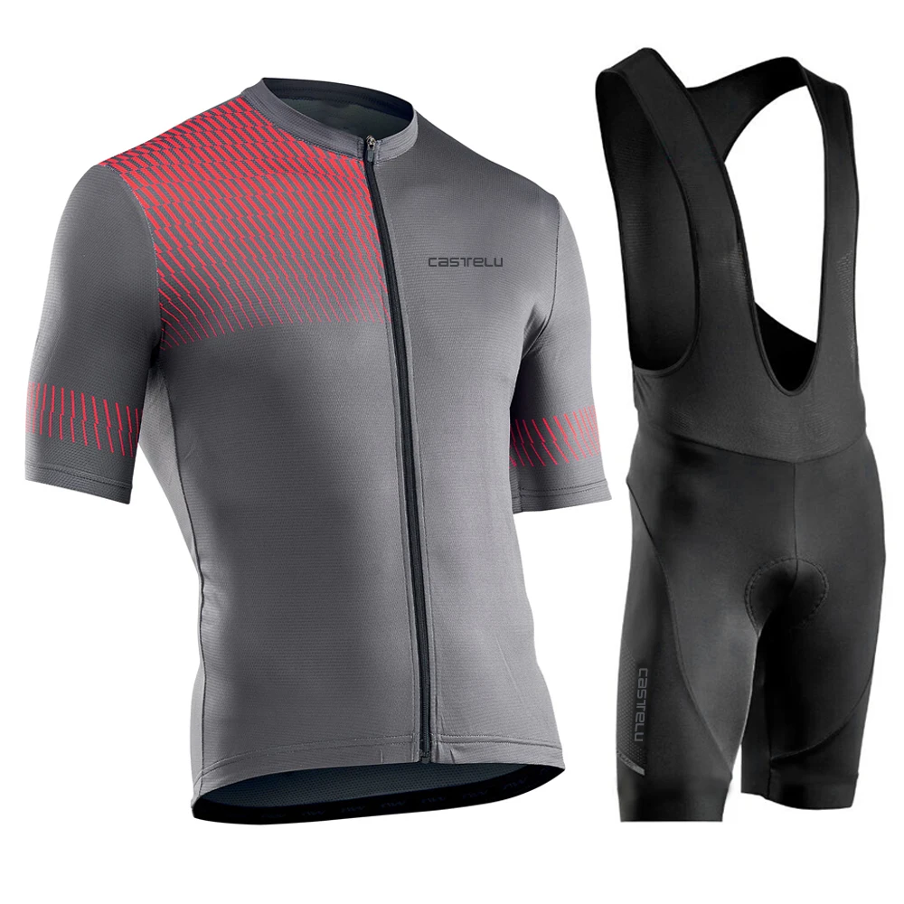New Cycling Jersey Set Short Sleeve for Men's Breathable Bike Cycling Jersey Set Bicycle Pro Team Summer Cycling Clothing 2026