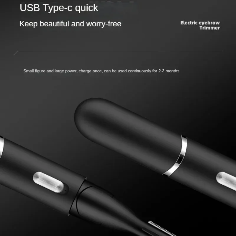 Elektryczny trymer do brwi ładowany przez USB Automatyczny damski modelator brwi Skrobak do brwi Damski elektryczny skrobak do brwi Przenośny