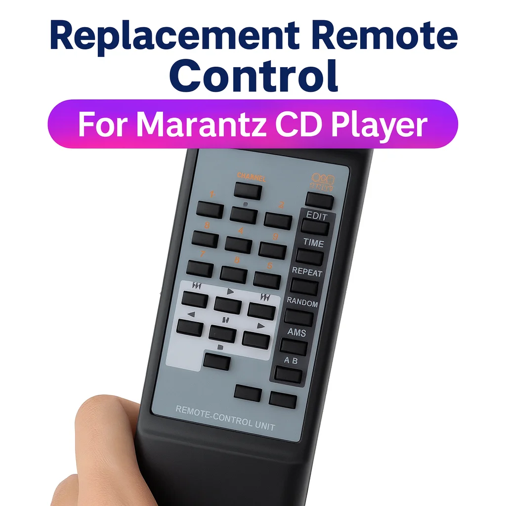 Control remoto de repuesto RC-63CD, compatible con reproductores de CD Marantz CD624 CD48SE, controlador de sistema de audio duradero
