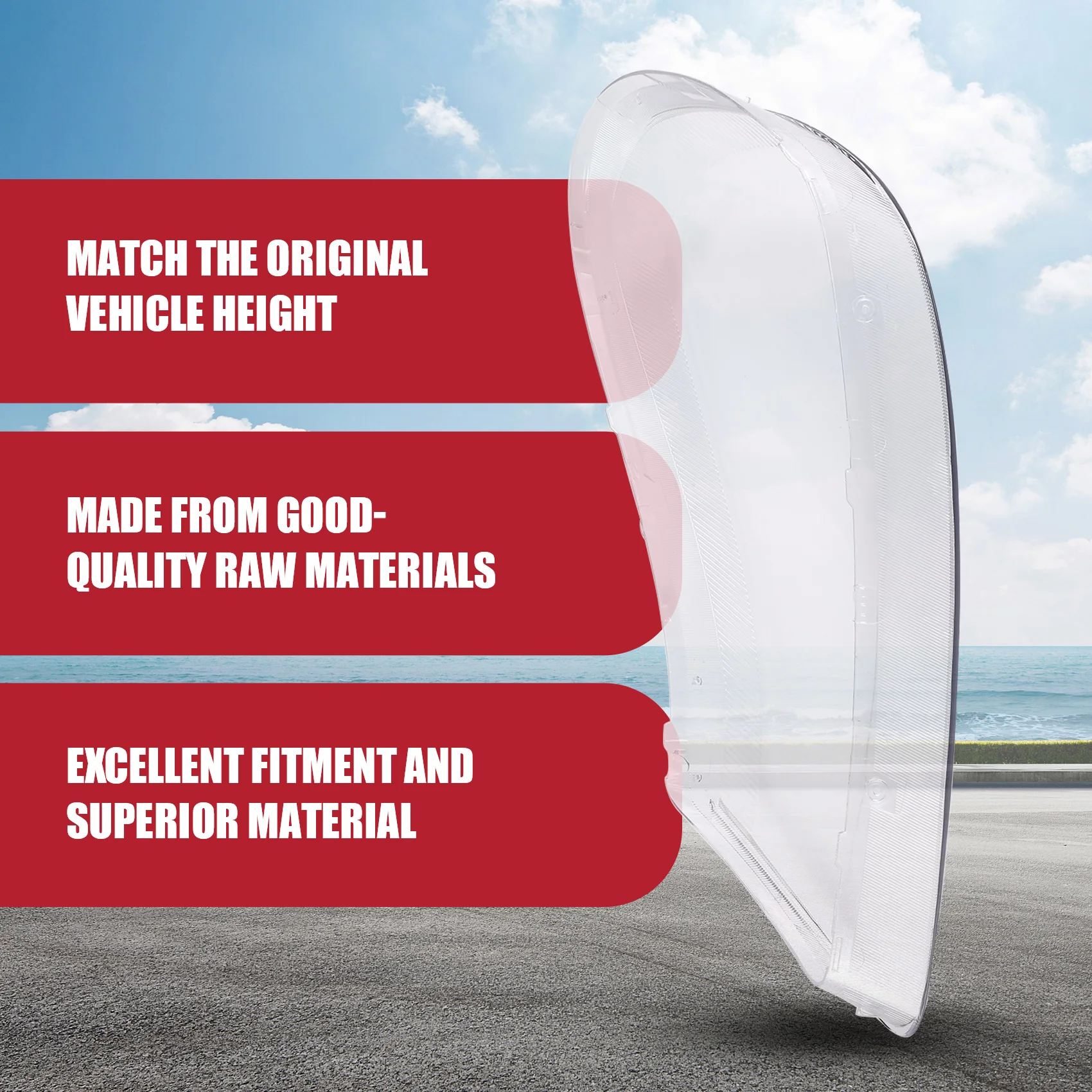 

ABHX-автомобильная прозрачная крышка объектива фары, сменная крышка фары для Cayenne 2008-2010