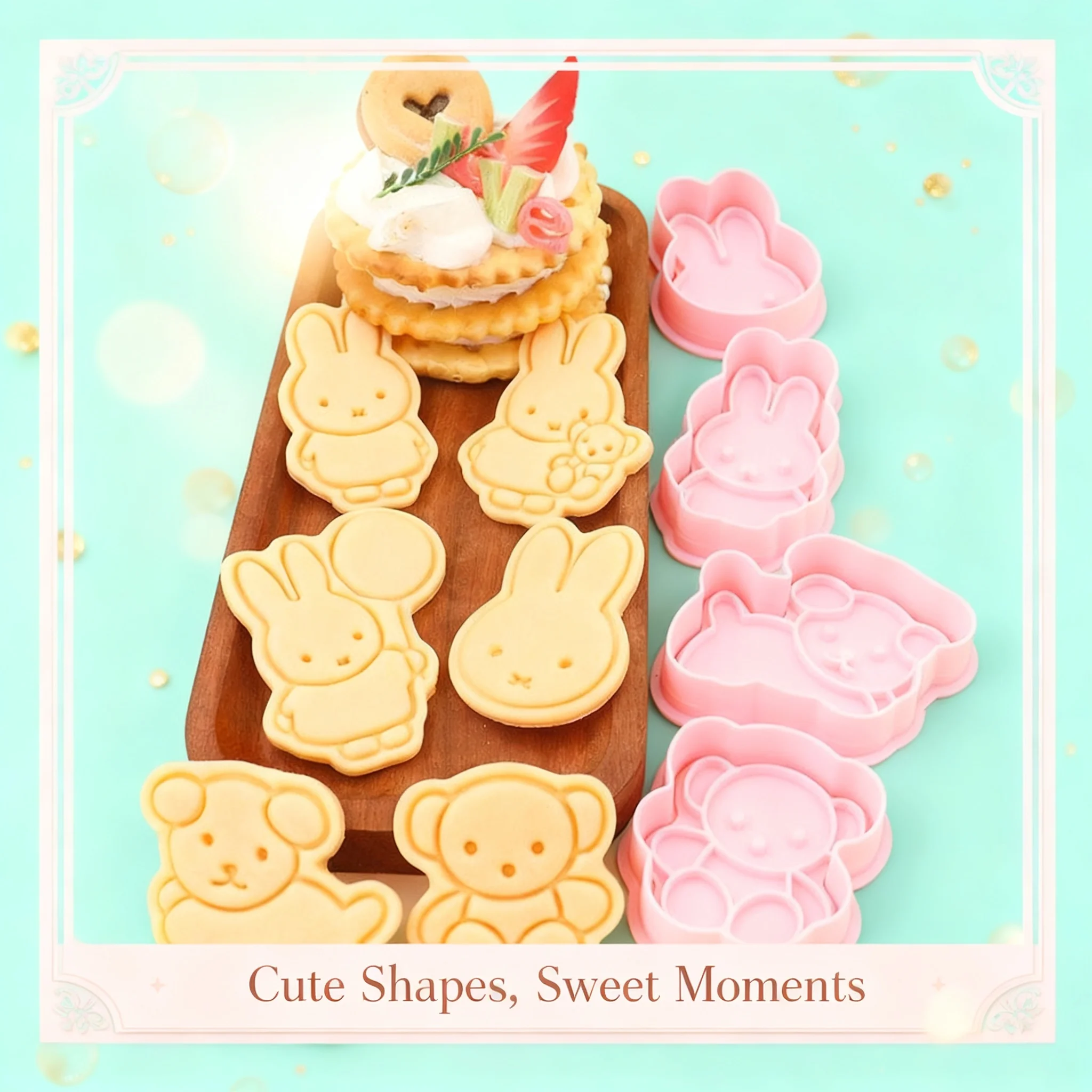 Kitchen Baking Molds - قالب بسكويت كرتوني من سلسلة ميفي،