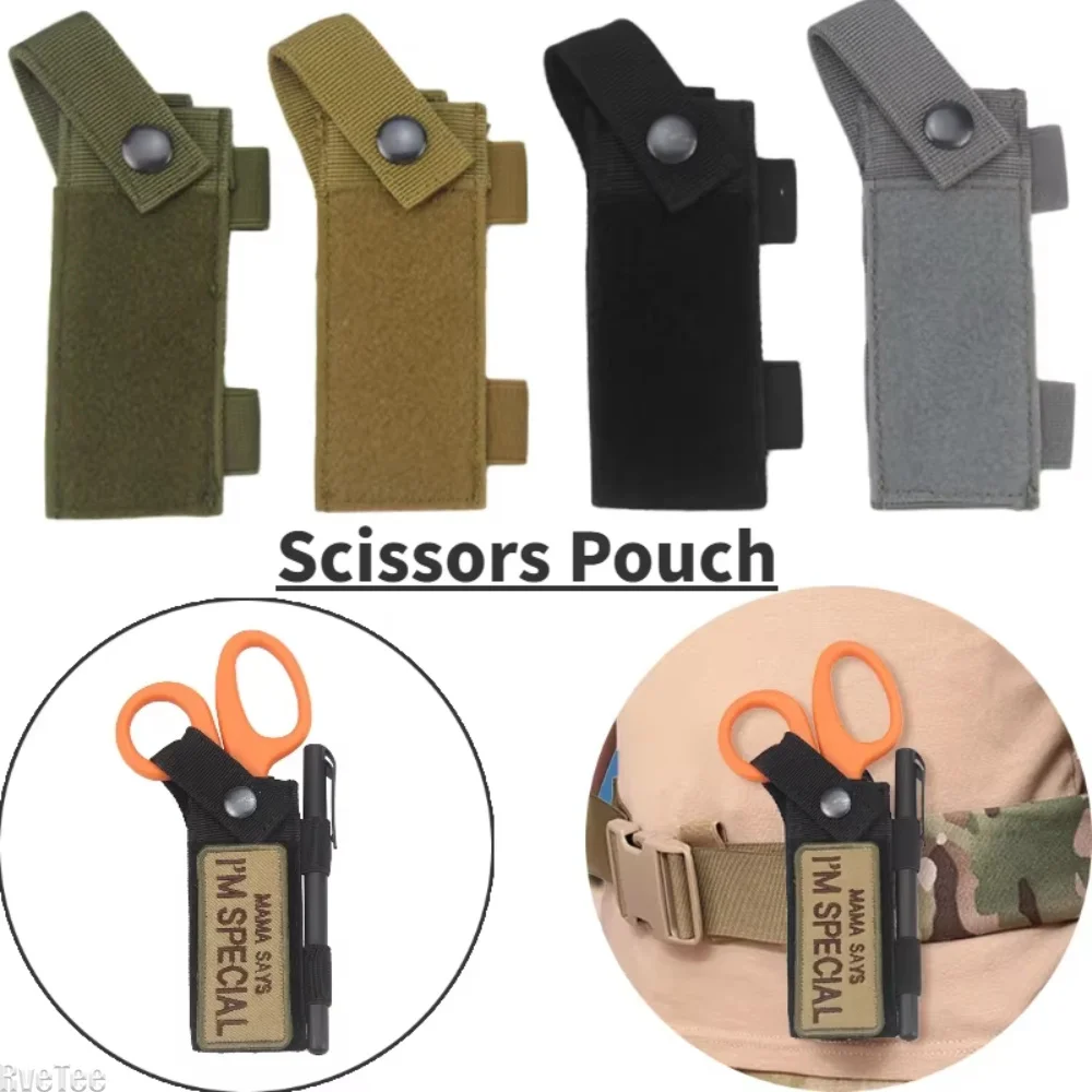 MOLLE Scissors Waist Bag - EDC Multitool & Flashlight Holder for Hiking Hunting | Waterproof Tactical Pouch​