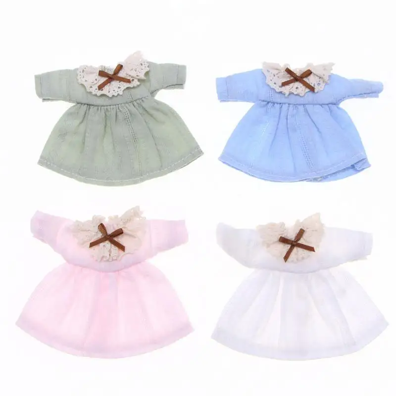 Ubrania dla lalek Sukienka do domku dla lalek Miniaturowe stroje do pluszowych zabawek Mały dom Odzież Kostiumy