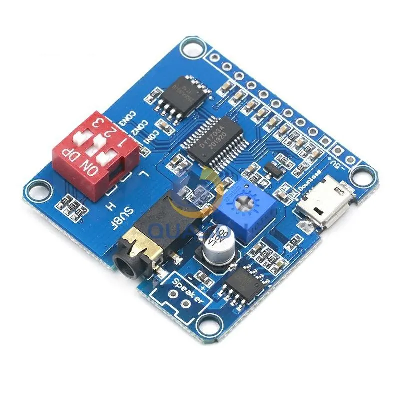 Voice Playback Module Board MP3 Music Player 5W MP3 Playback Serial Control SD/TF Card For Arduino DY-SV5W