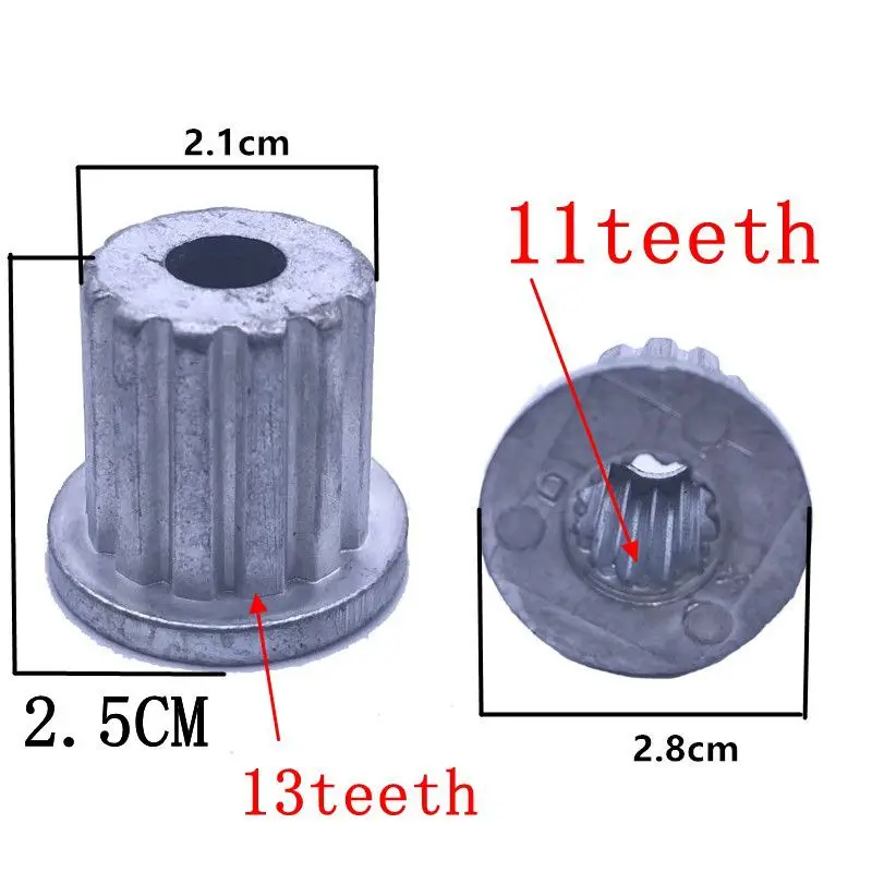 For Panasonic washing machine pulsator core center 11 teeth gear Rotating pulsator plate metal axis spare parts