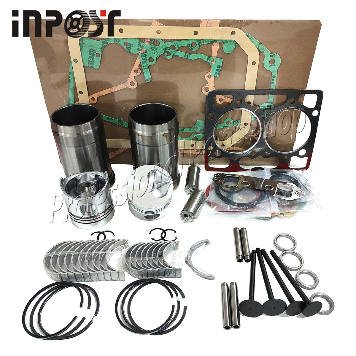 2D94-2 Overhaul Rebuild Kit for Komatsu With Full Gasket Bearing Piston Ring Engine