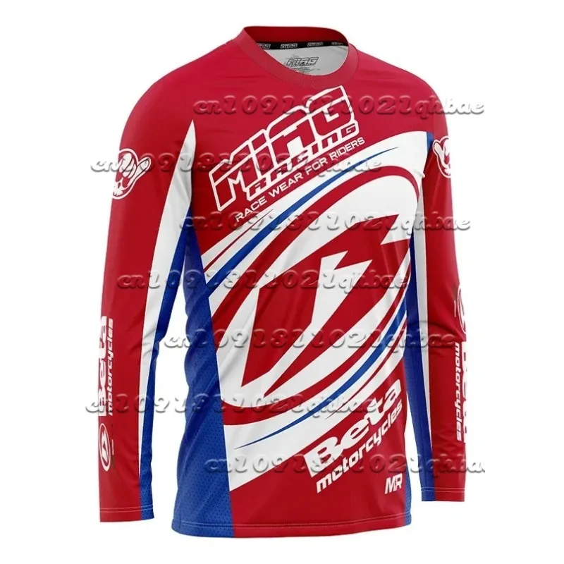 

2025 Summer Off Road Motorcycle Jersey Endurance Race Mountain Bike Jersey Riding MTB BMX Motorcycle Jersey