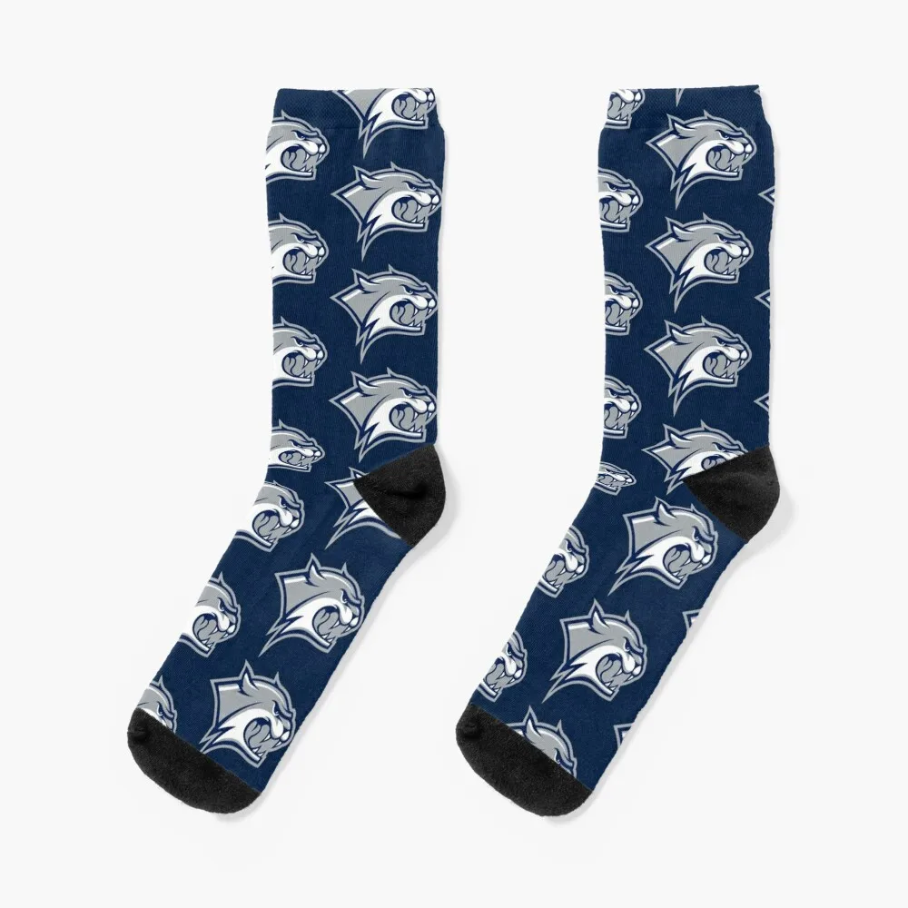 New Hampshire Wildcats Socks custom men cotton high quality Soccer Male Socks Women's