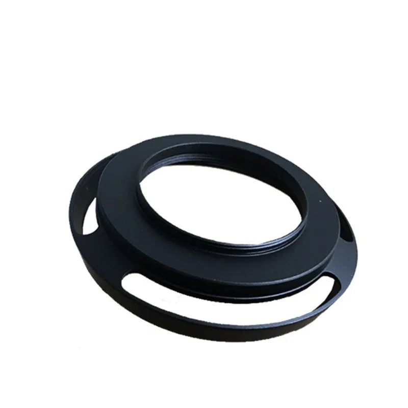 10pcs/lot 37mm Black Vented Curved Metal camera lens Hood  for Olympus 14-42 EZ mask EP5 EPL7 EM10 II biscuit lens