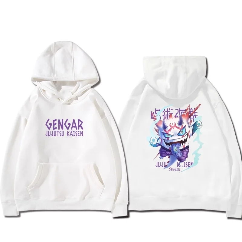 (Miniso) Pokemon Cute White Gorgon Fall/Winter New Women's Fashion Crewneck Hoodies Comfortable Comfortable Y2k Women's Hoodie