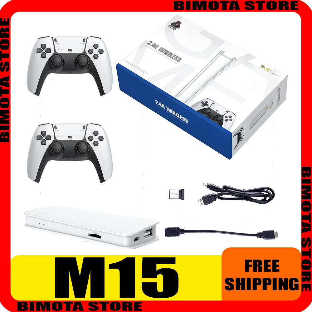 

M15 family PSP mini home TV game console wireless U Bao 2.4G high definition 4KHDMI TV game console nes video games game box