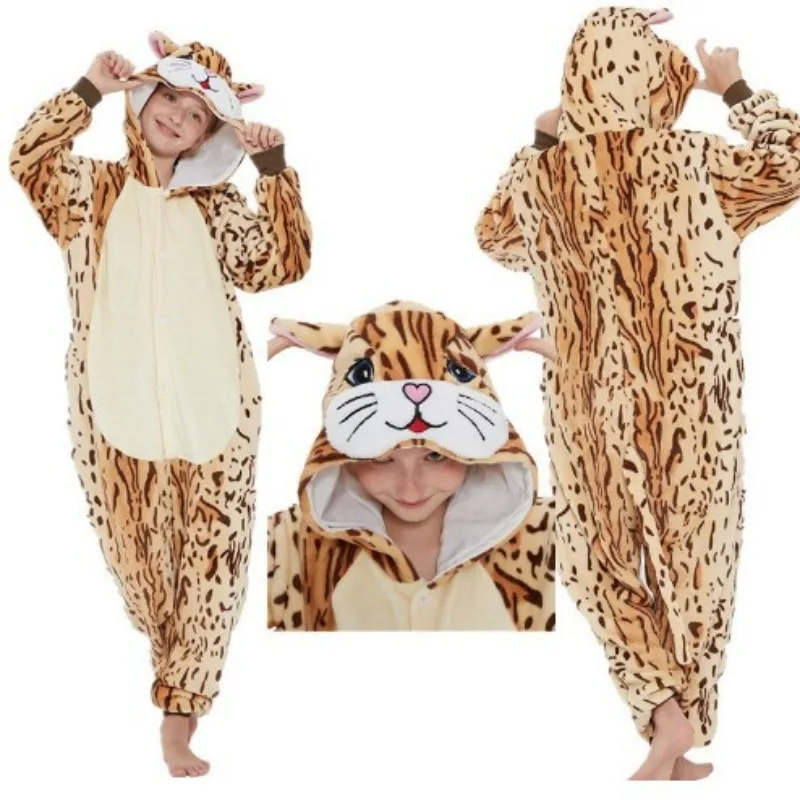 أسود التنين الفانيلا المرجان الصوف الكرتون الحيوان قطعة واحدة منامة زوجين غريب المتسكعون أنيمي منامة بيجامة شتوية النساء #2