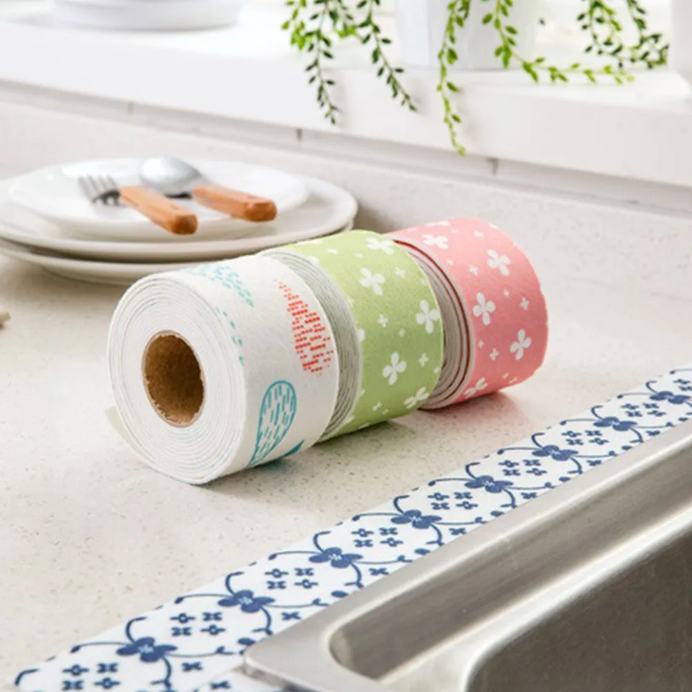 Waterproof Caulk Tape 3 Rolls Self Adhesive Seam Seal Strip for Bathtub Toilet Sink Gaps