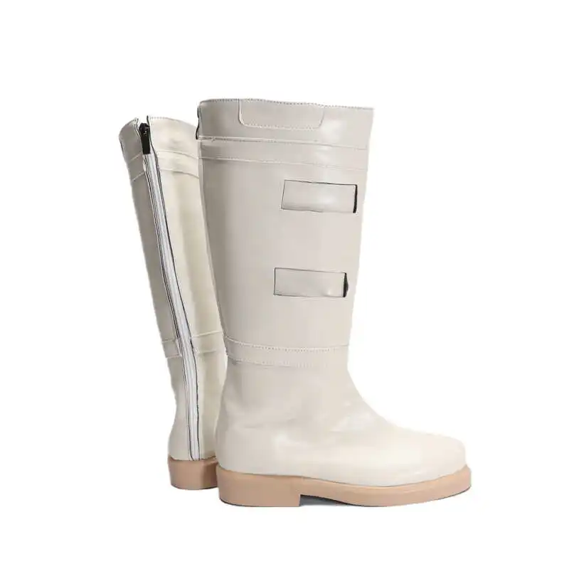 Padme Cosplay Shoes Boots White Role Play Battle Suit Shoes Movie Space Battle Costume Women Roleplay Shoes