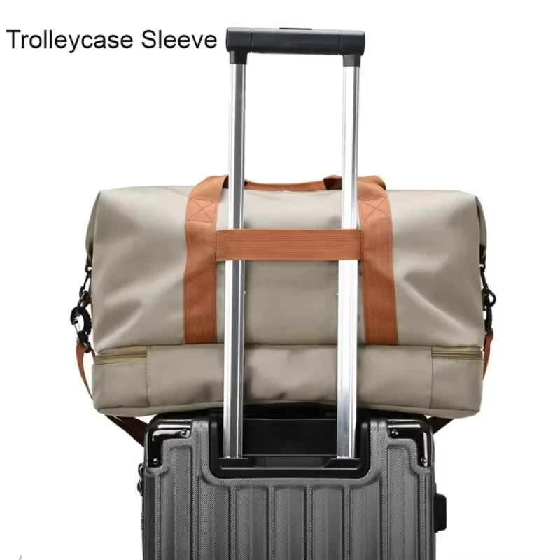 Gym Bag Portable Travel Fitness Bags Short-distance Luggage Shoulder Crossbody Chest Bag Handbags Duffle Carry On Weekender Bag