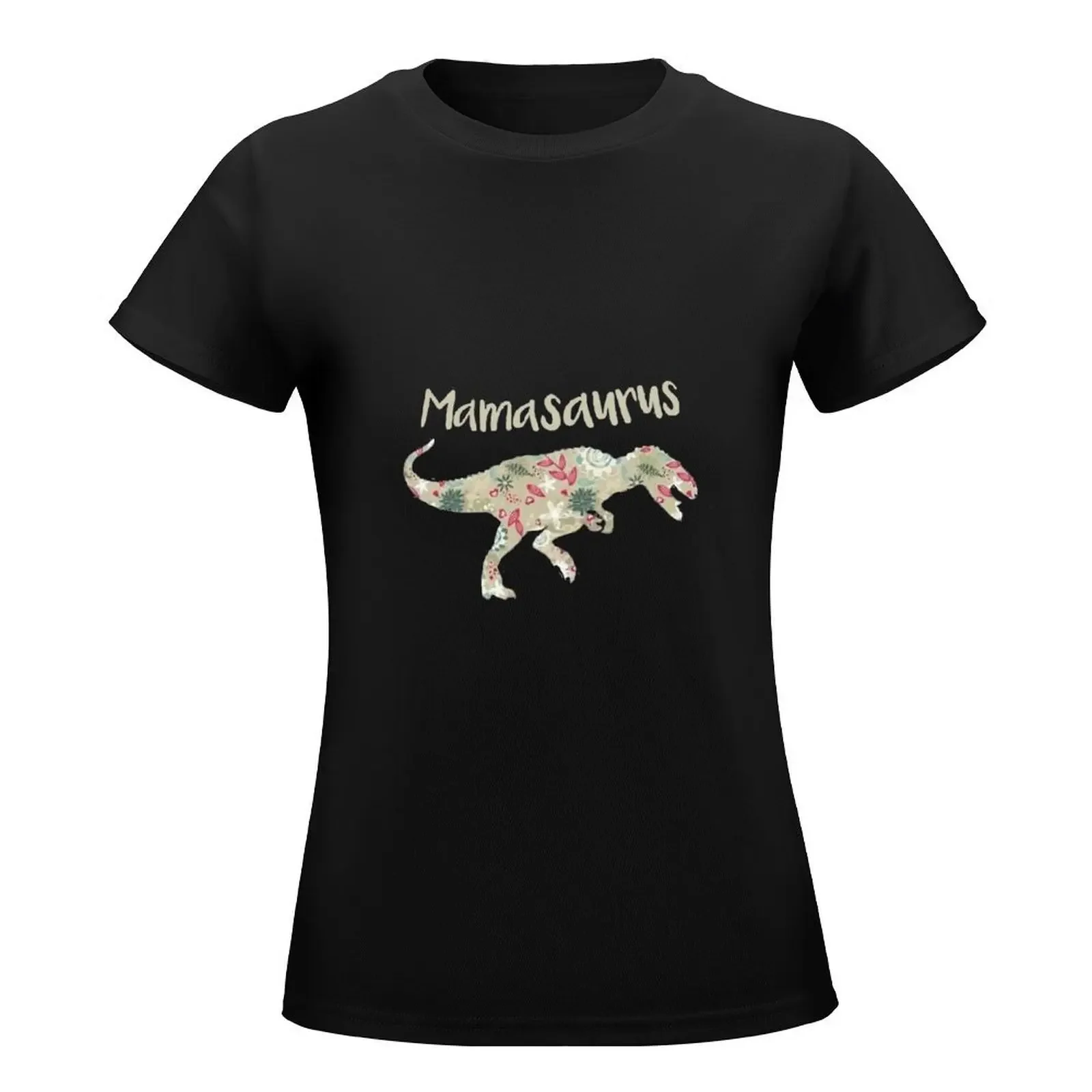 Mamasaurus, Mama Saurus, Dinosaur Mom, Dino Mom, T-Shirt graphics summer top cute clothes t-shirt dress for Women graphic