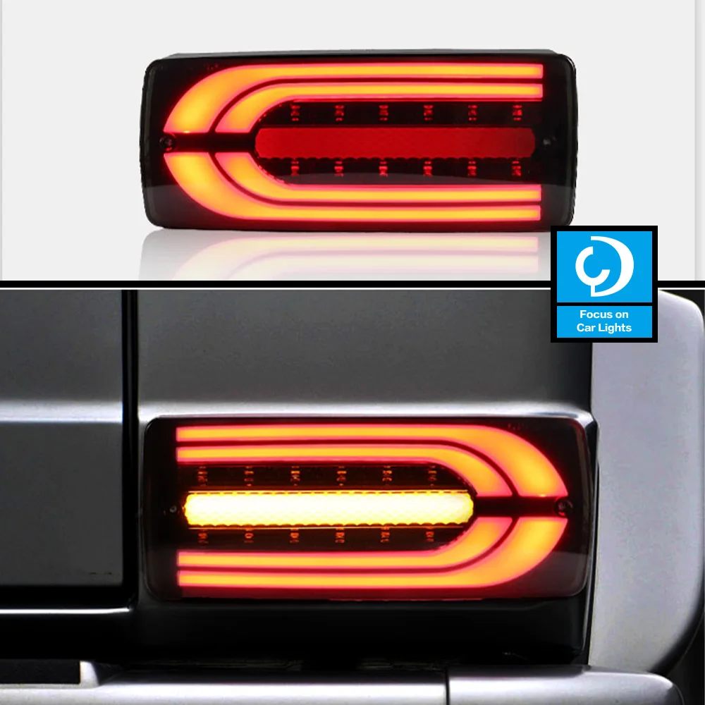 Taillights Styling for Benz W463 G500 Tail Light LED DRL Running Signal Brake Reversing Parking Lighthouse Facelift