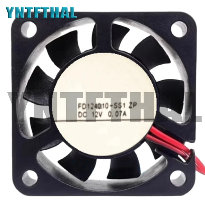 New  4010 FD124010-SS1 ZP DC12V 0.07A 40*40*10MM Two Line Heat Sink Fan