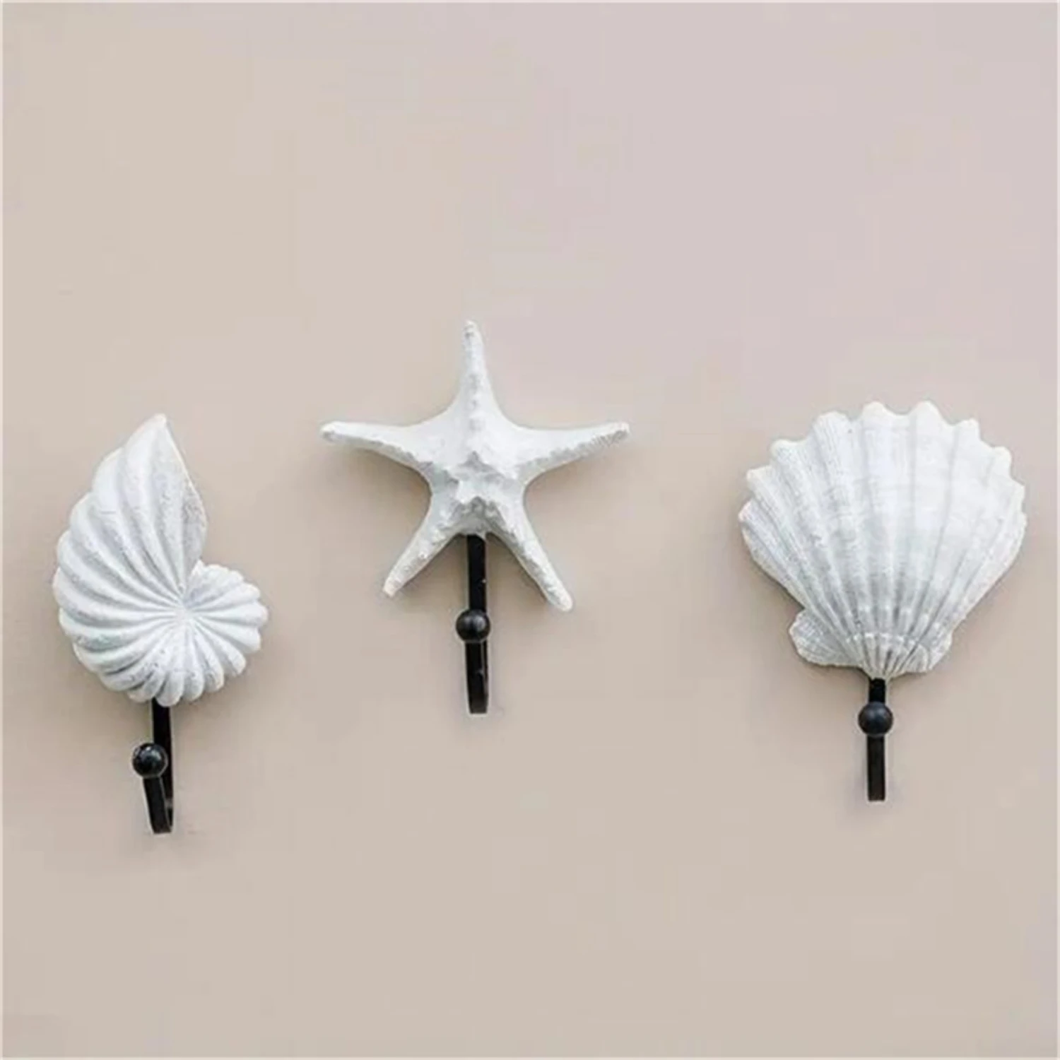 Seashell Starfish Conch Wall Decor Clothes Hat Display