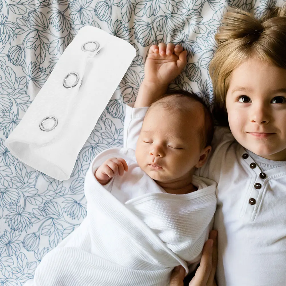 

3 Pcs Baby Bodysuit Extenders Khaki Snap Fabric Kids Long Pants Crawler Soft Durable Versatile Fits Skin