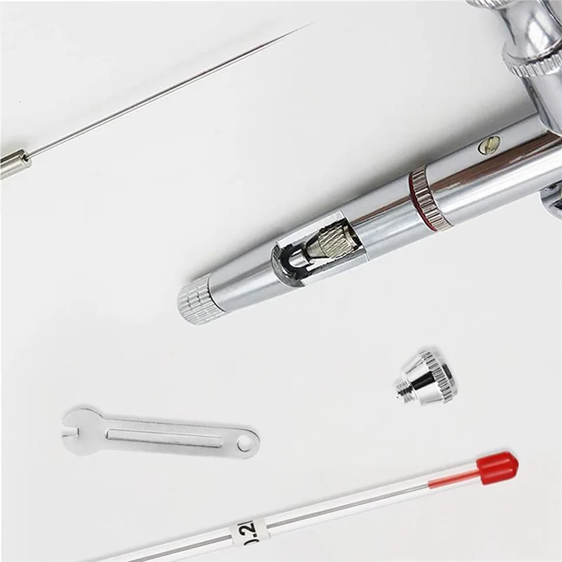 

AAAC-Airbrush Sprayer Cleaning Repair Tool Kit Stainless Steel Needle Brush Set 0.2Mm, 0.3Mm,0.5Mm Nozzle Needle