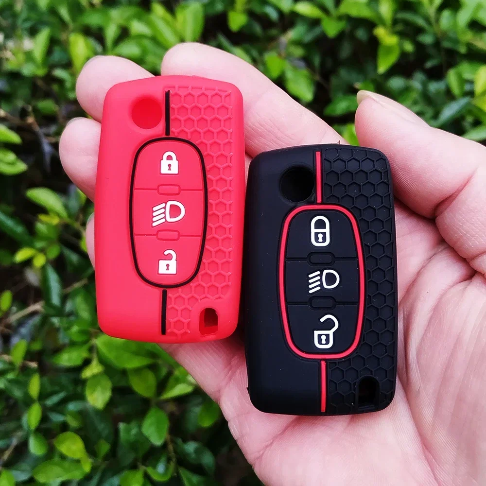 Car Remote Key Case Cover Protector Shell for Citroen C2 C3 C4 C5 C6 Xsara Berlingo for Peugeot 207 307 308 407 607 807