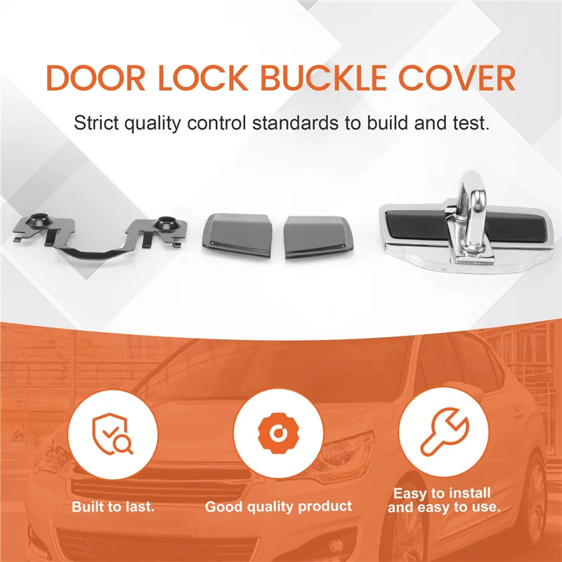 

TRD Door Stabilizer Door Lock Protector Latches Stopper Covers For Toyota Land Cruiser Alphard Vellfire