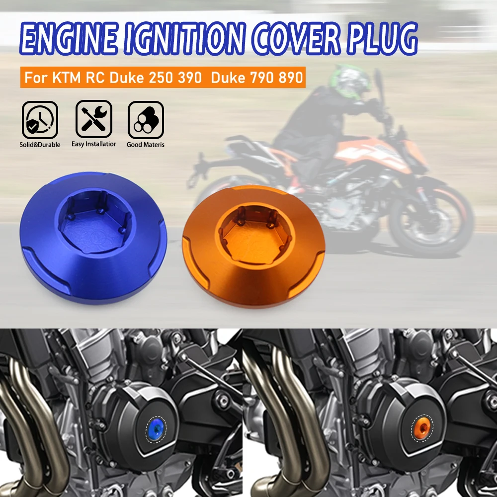 

For KTM 250 390 RC DUKE Adventure 2012-2023 Engine Ignition Cover Plug For KTM 990 Adventure/R/S 2007-2012 950 Adventure/S 03-06