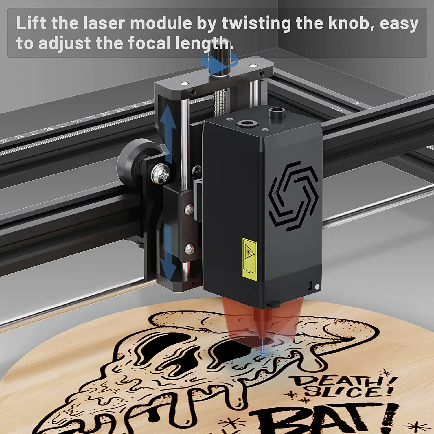 Ortur Z-axis Slid Lifting Device For Laser Engraver Woodwork Focusing Mounting  Adjustable Lift Bracket For OLM3/2PS2/S2/AL2/AL1