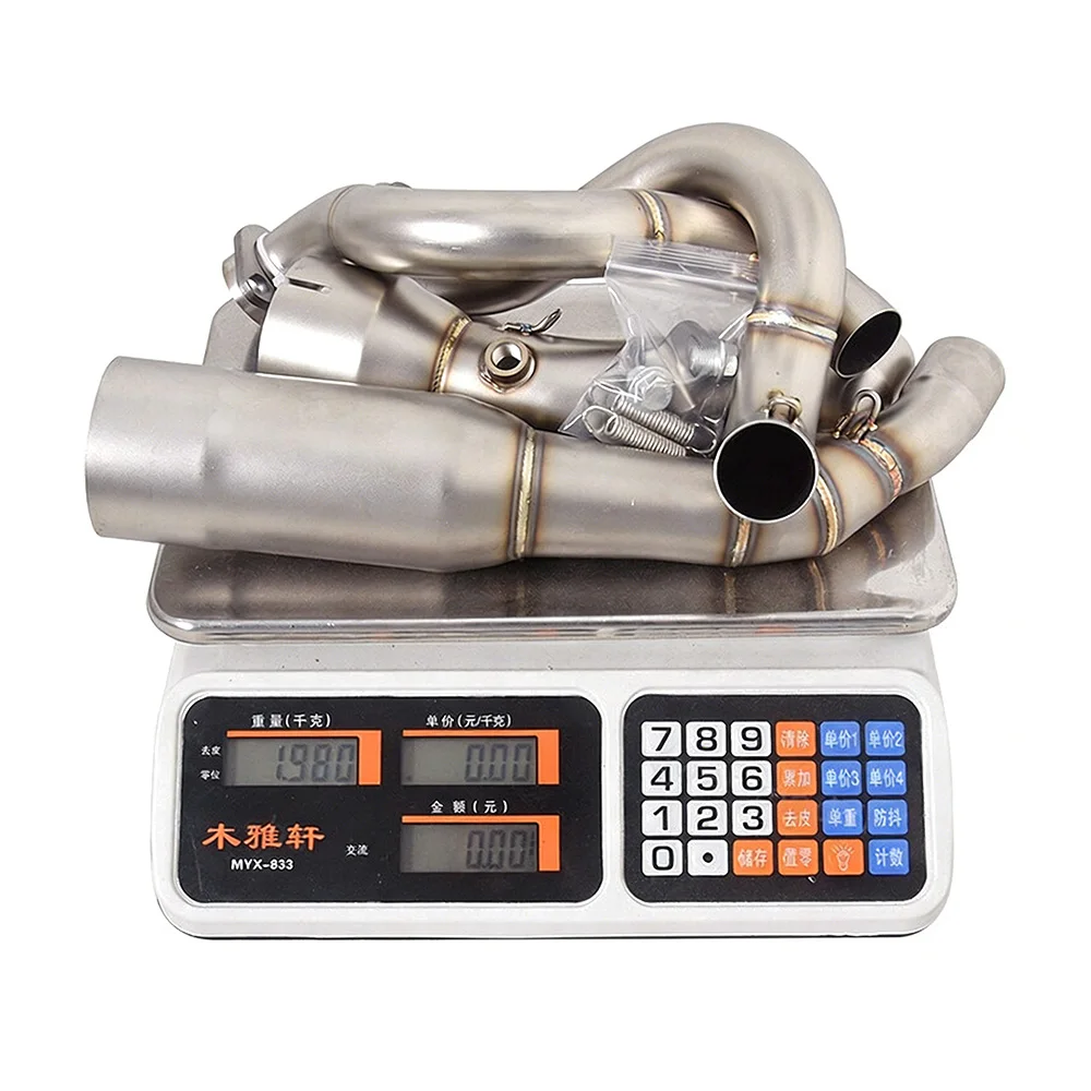 Für Kawasaki Ninja 650 Z650 2023-2025 Vollstahl-Endrohre Auspuffrohre – Detail 4