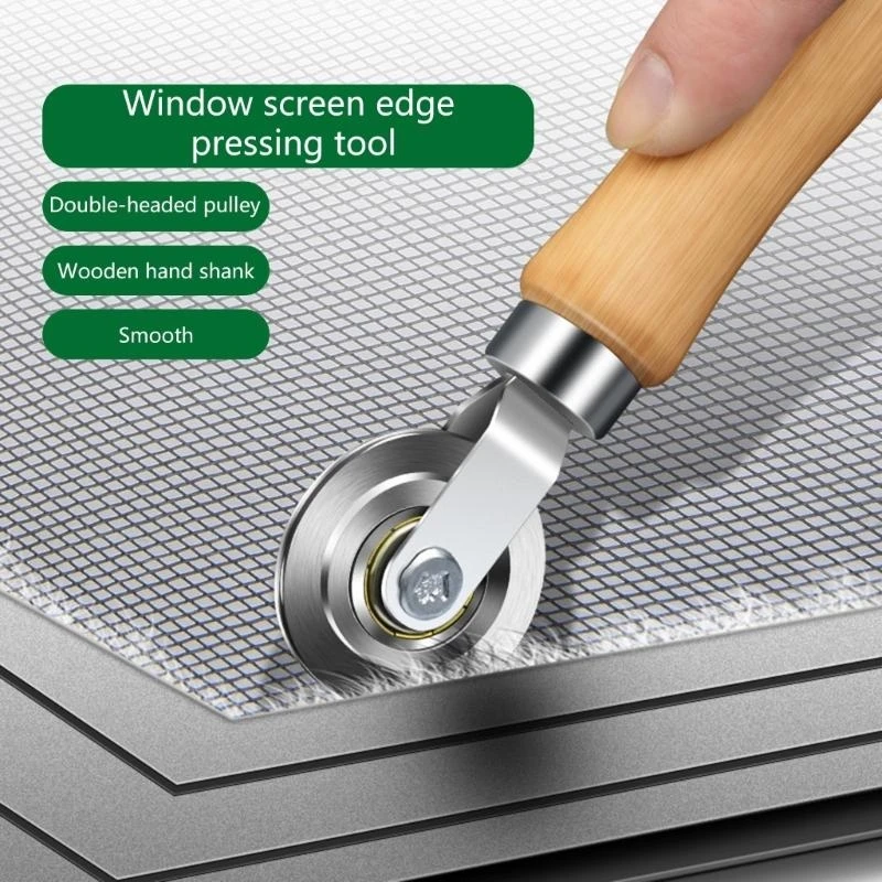 

Window Screen Spline Tool Feature Steel Rivets And Comfortable Grip Handle JOMD