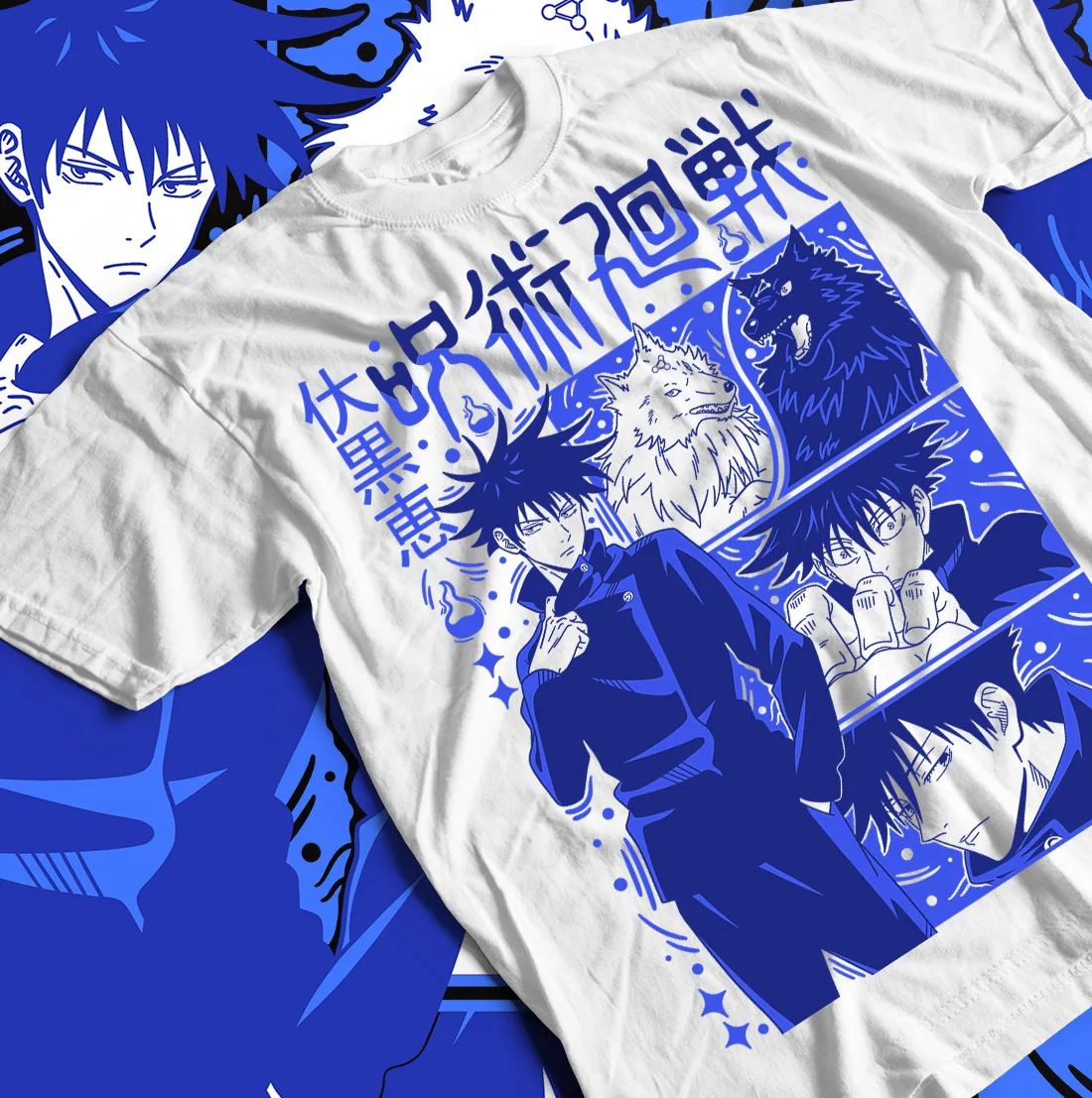 Camiseta de Jujutsu Kaisen Megumi Fushiguro, JJK Gojo Toji Sukuna, regalo, todas las tallas