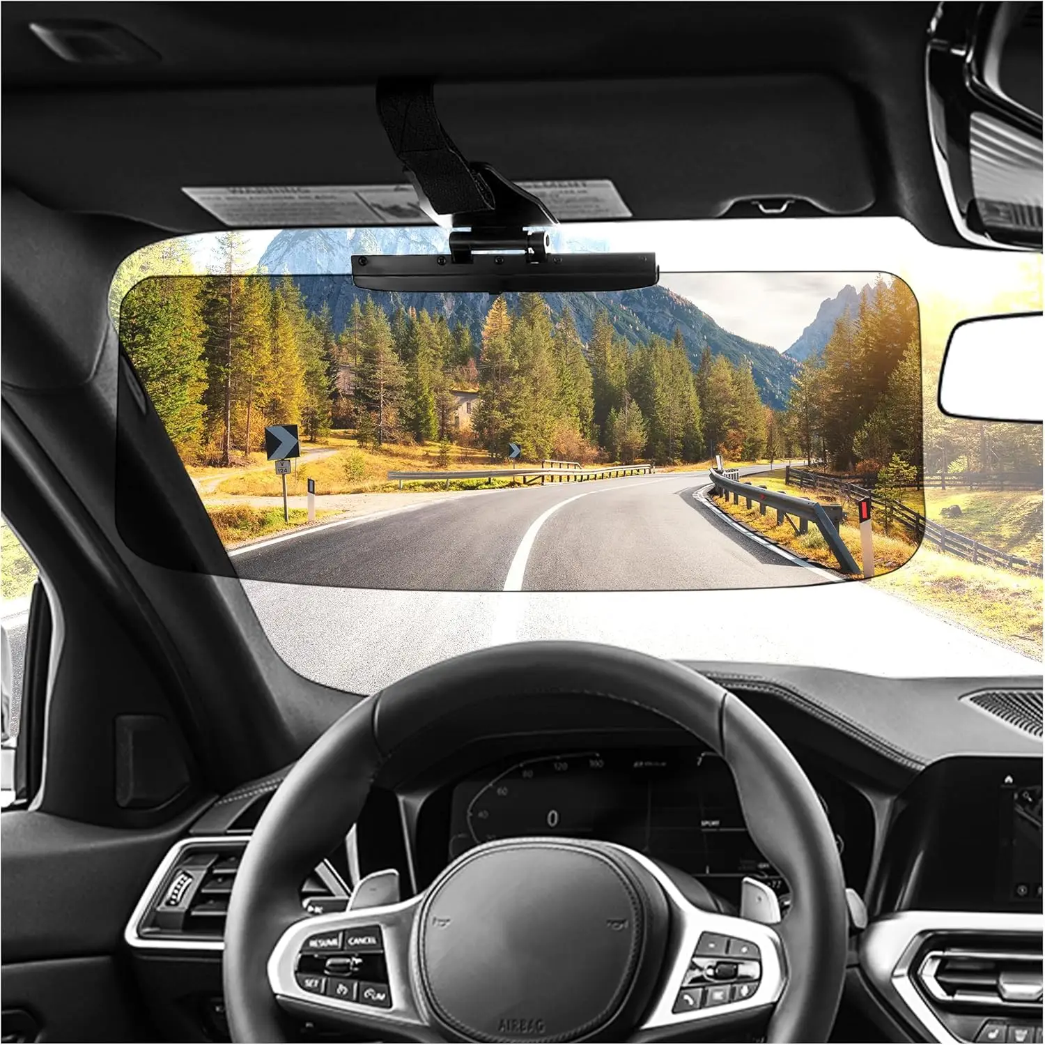 

Adjustable Sun Visor for Car,Anti-Glare Sunvisor for Cars Windshield,Sun Blocker for Car Windshield Protect Eyes Driving,Univers