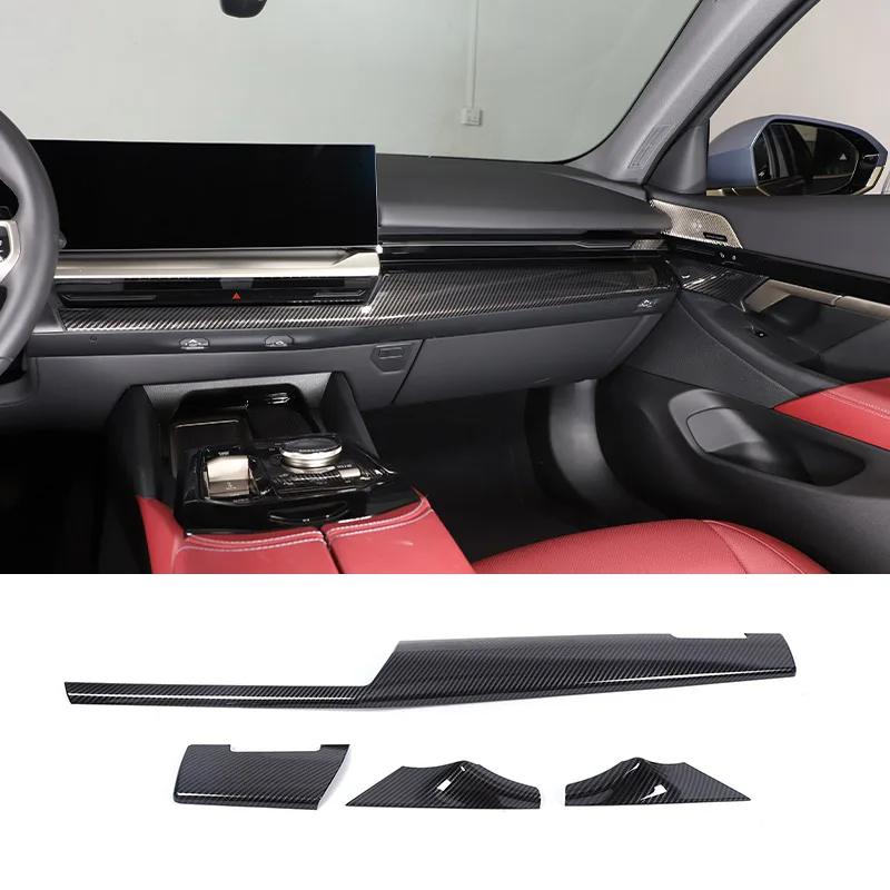 

ABS Carbon Fiber For BMW 5 G60 2024-2025 Car Center Console Decoration Panel Car Interior Accessories For Left hand driving