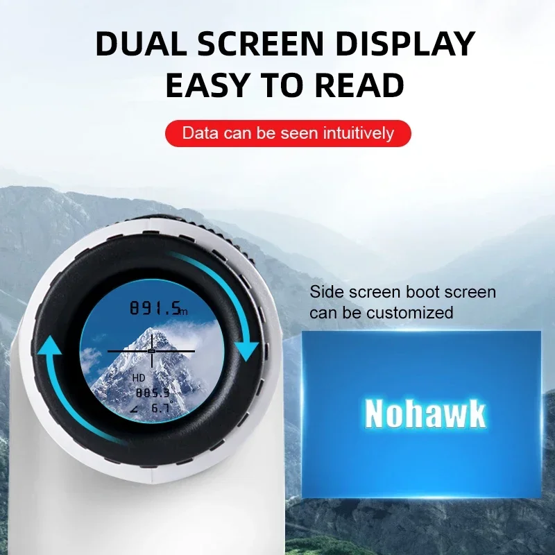 Nohawk NP 600m Laser Range Finder New Upgrade Rangefinder Distance Meter Archery range finder For GOLF
