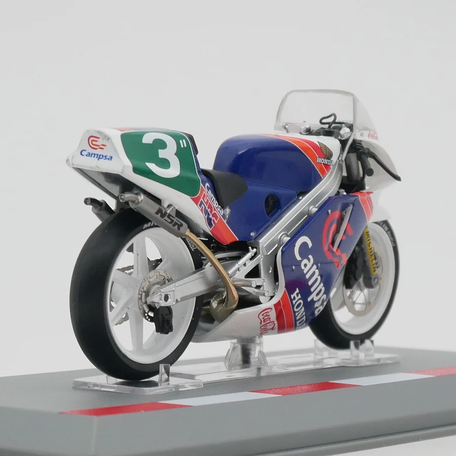 IXO 1:18 Scale Diecast Alloy Moto GP 1988 Honda NSR250 Sito Pons Motorcycle Toys Cars Model Classic Adult Souvenir Gifts Display