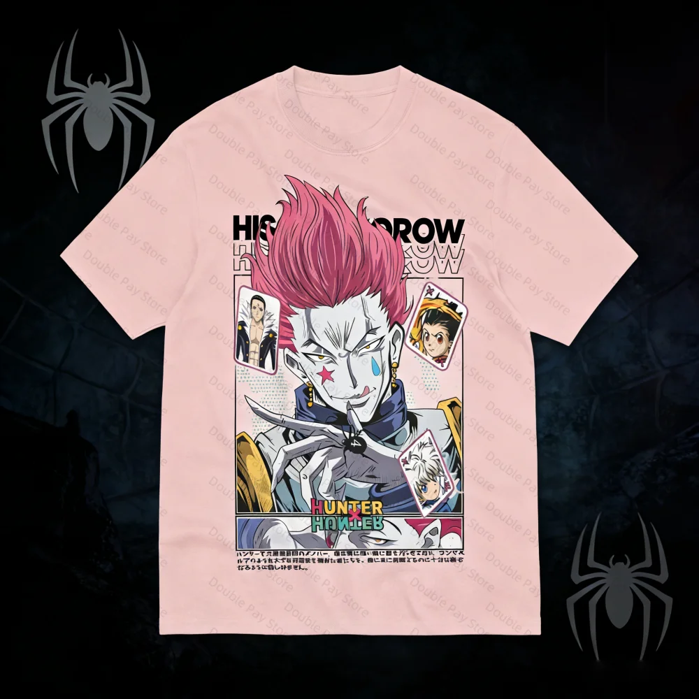 Hisoka Summer Shirt Hunter X Hunter Manga Strip HXH Anime Unisex Tshirt T-Shirt Tee Kids Tshirt Men's Shirts Woman t-shirts