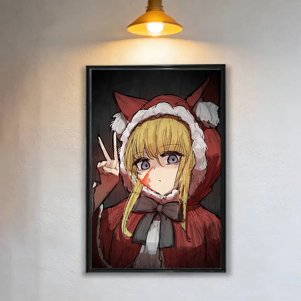 Lizard Bill Node Alice Liddell BLACKSOULS Poster Poster Paper Print Home Living Room Bedroom Entrance Bar Cafe Art Painting