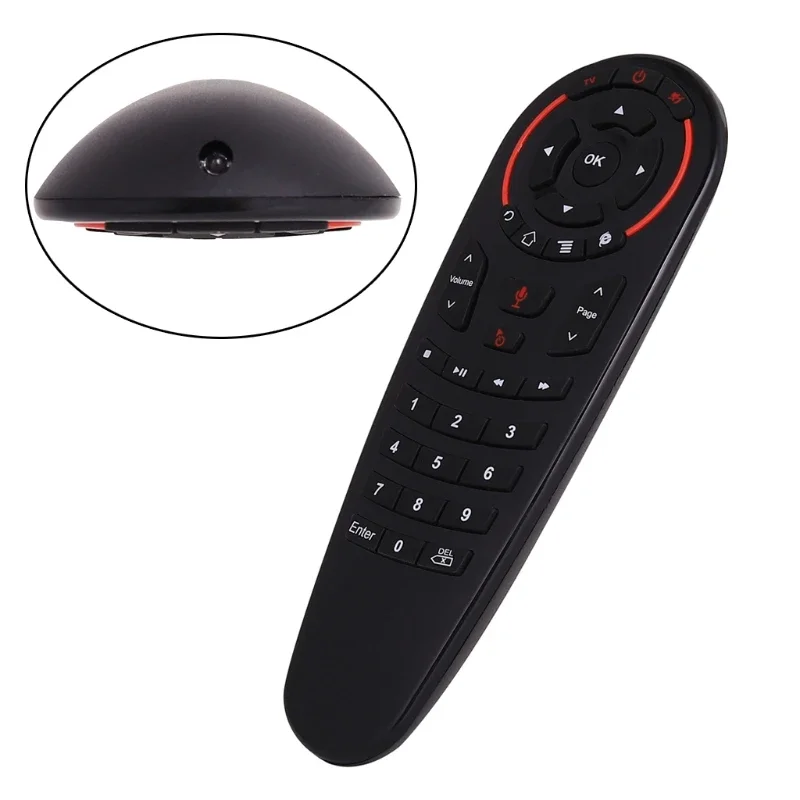 2.4G żyroskop G30 pilot zdalnego bezprzewodowa mysz 33 klawisze i nauka głosu dla X96 mini H96 MAX inteligentny pilot z TV, pudełko