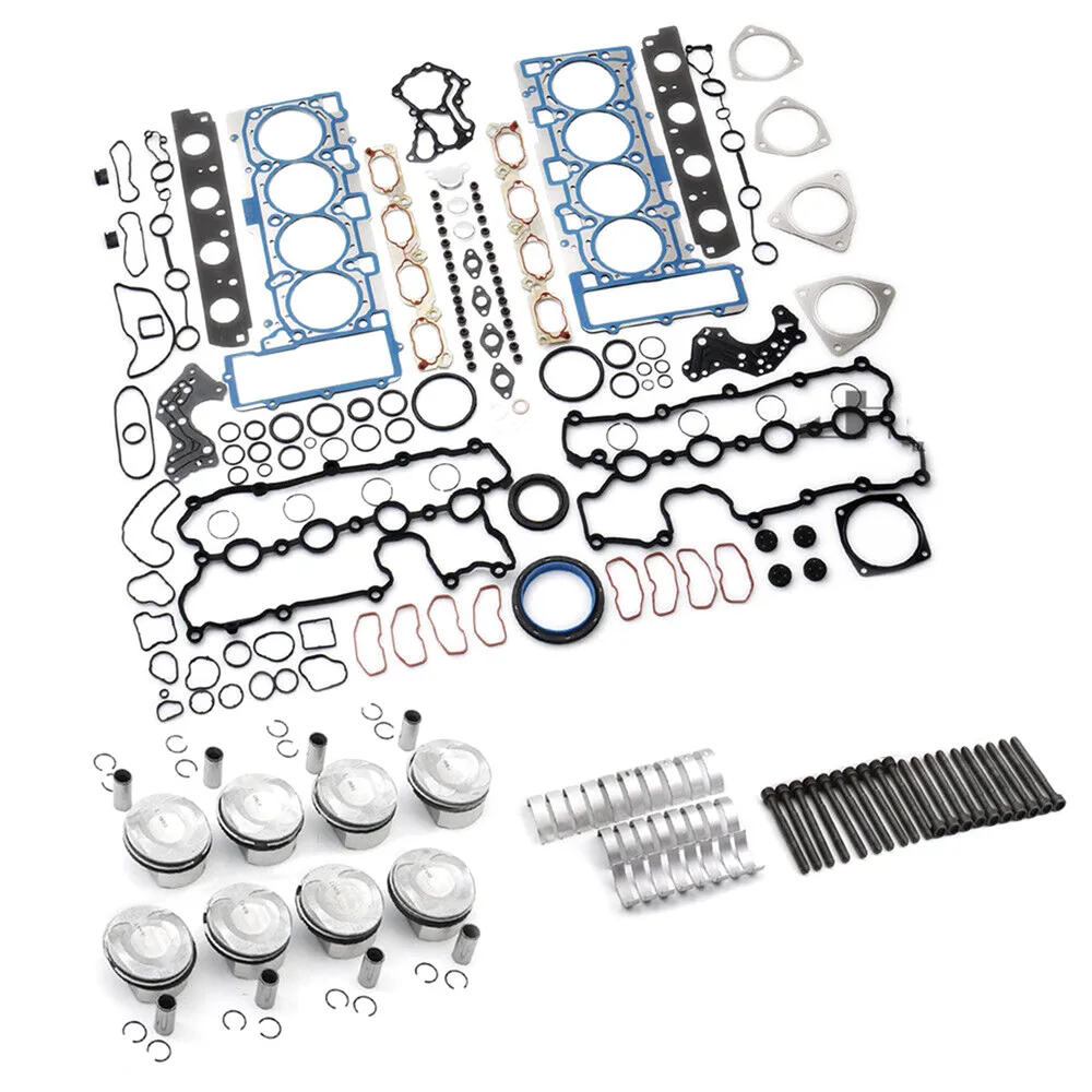 Engine Overhaul Rebuilding Pistons Gasket Bearings Kit for VW Audi Q7 A8 S5 4.2L 079107065AD 079107065DC 077198151L 077198151K