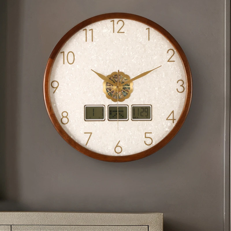+Horloge Murale Chic Unique, Classique, Nordique, Design Mécanique, Cuisine De Luxe, Décor De Salon
