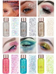 Eye Glitter Nail Hair Body Face Stickers Gel Art Loose Sequins Cream Diamond Jewels Rhinestones Makeup Decoration Party Festival