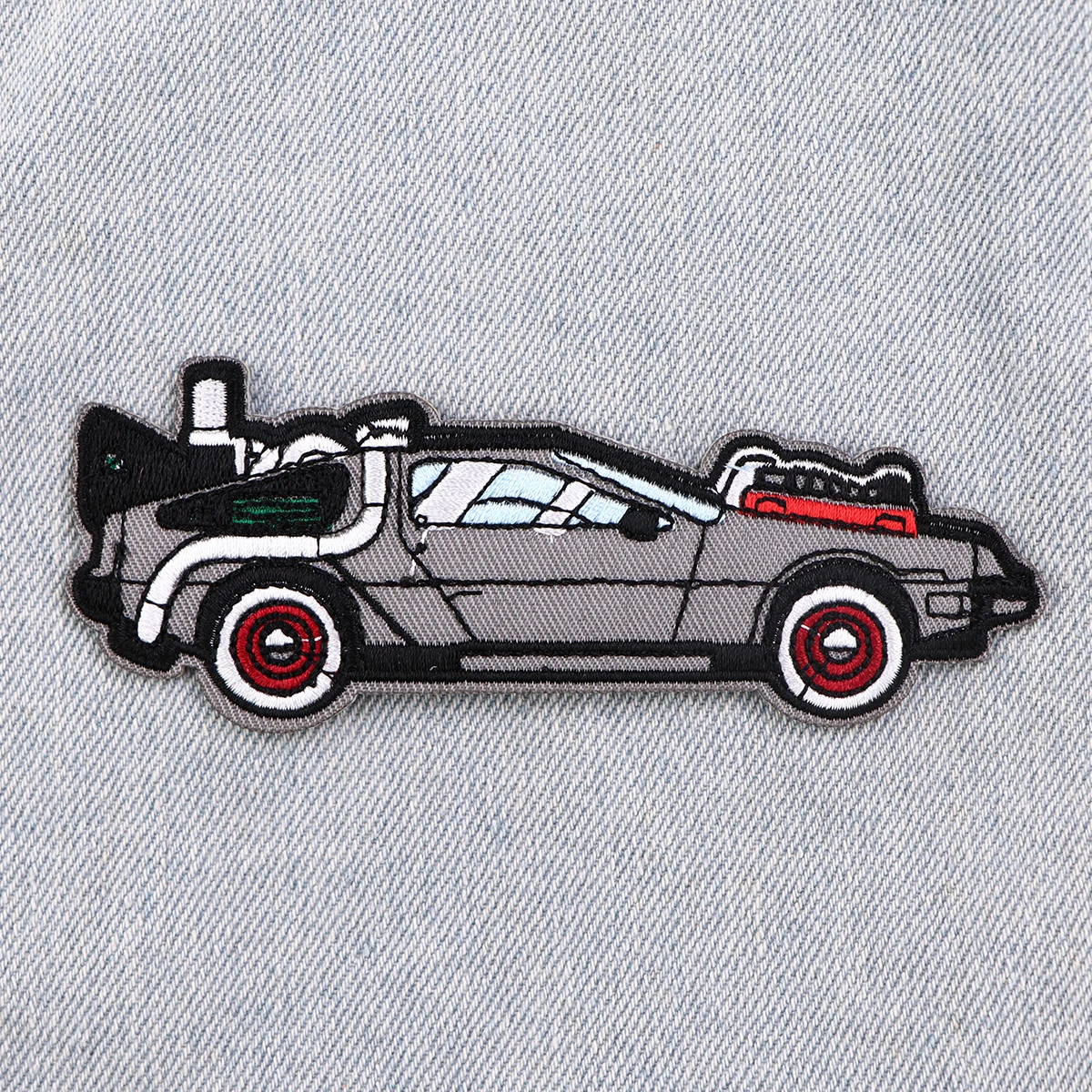 Back to Future Iron On Patch Clothes Patch For Clothing Movie Embroidered Patch Garment Apparel Accessories Sewing Stickers