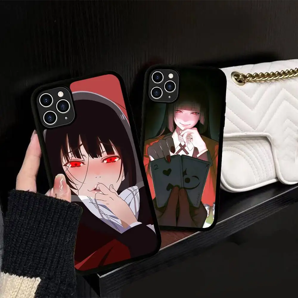 

Anime Kakegurui Jabami Yumeko Phone Case Silicone PC+TPU For For IPhone 11 12 13 14 15 16 Plus Pro Max Cover