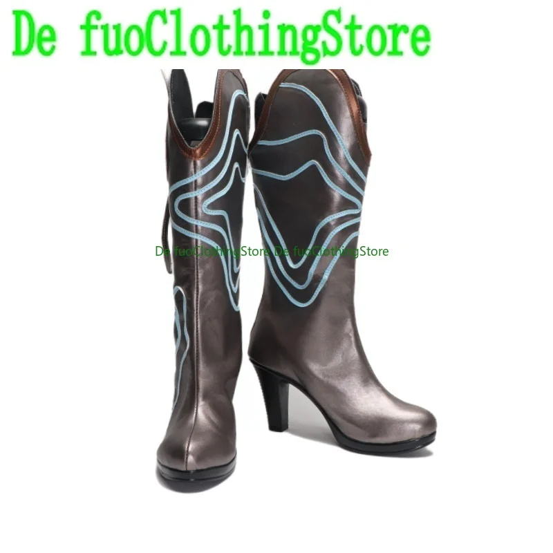 أحذية DeFuoClothing Anime LCosplay المعرض الهزلي شرف الملوك Sun Shangxiang سأل شوان جيلونج عن أحذية تنكرية لعمرها #5